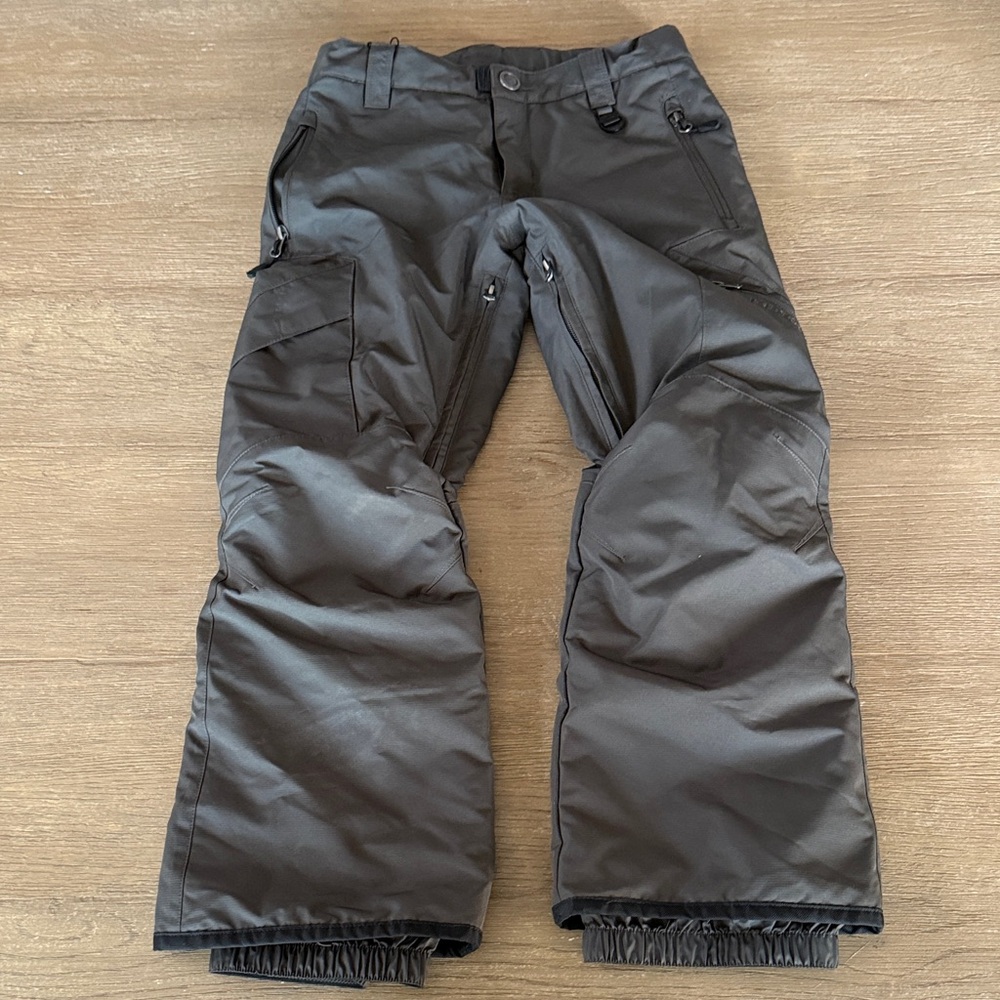 Kids Gray Snow Pants